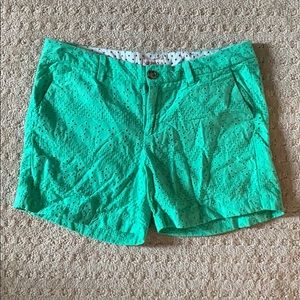Green shorts